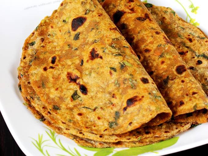 Vegetable Paratha (Wholemeal)